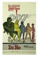 US Poster for Dr. No, James Bond 007 Postcard, Ongelopen, Ophalen of Verzenden, Sterren en Beroemdheden, 1980 tot heden