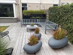 Loungeset tuinbank 3x3, Ophalen, Zo goed als nieuw, Aluminium