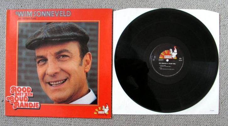 Wim Sonneveld als Willem Parel – Rood Met Een Goud Randje, Cd's en Dvd's, Vinyl | Nederlandstalig, Zo goed als nieuw, Overige genres