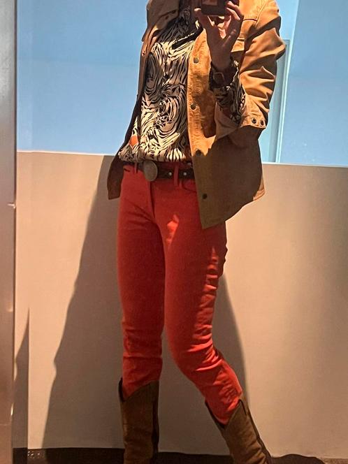 Leren blouse jas Gipsy, Kleding | Dames, Jasjes, Kostuums en Pakken, Nieuw, Jasje, Maat 36 (S), Bruin, Ophalen of Verzenden