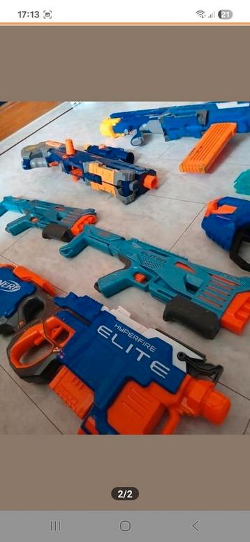 Nerf guns prachtige collectie voor een prachtige prijsje! beschikbaar voor biedingen