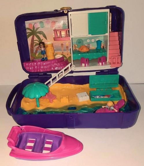 Polly Pocket Beach Vibes uit 2017, Verzamelen, Poppetjes en Figuurtjes, Gebruikt, Ophalen of Verzenden