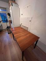 Uitschuifbare eettafel, Huis en Inrichting, Tafels | Eettafels, Ophalen, Gebruikt, 100 tot 150 cm, 50 tot 100 cm