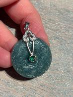 Blue water jade hangers, Ophalen of Verzenden, Zo goed als nieuw, Blauw, Steen of Mineraal