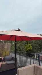 Parasol met voet, Ophalen, Zo goed als nieuw