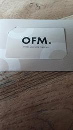 Only For Men Cadeaubon €100.00, Tickets en Kaartjes, Eén persoon, Cadeaubon, Warenhuis- of Winkelbon