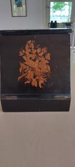 Brievenkistje houten gelakte correspondentie schrijfdoos, Antiek en Kunst, Ophalen of Verzenden