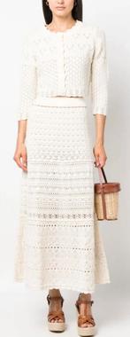 BA&SH MAXI ROK, KLEUR ECRU MAAT S (NEW €265) NIEUW💖💖💖, Overige kleuren, Nieuw, Ophalen of Verzenden, Maat 36 (S)