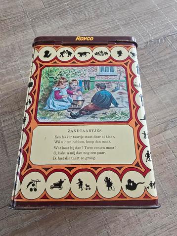 Mooi vintage antiek 50S blik Ot en Sien Royco €4,50  beschikbaar voor biedingen