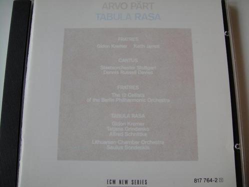 ARVO PÄRT Tabula rasa CD ECM GIDON KREMER, Cd's en Dvd's, Cd's | Klassiek, Gebruikt, Modernisme tot heden, Ophalen of Verzenden