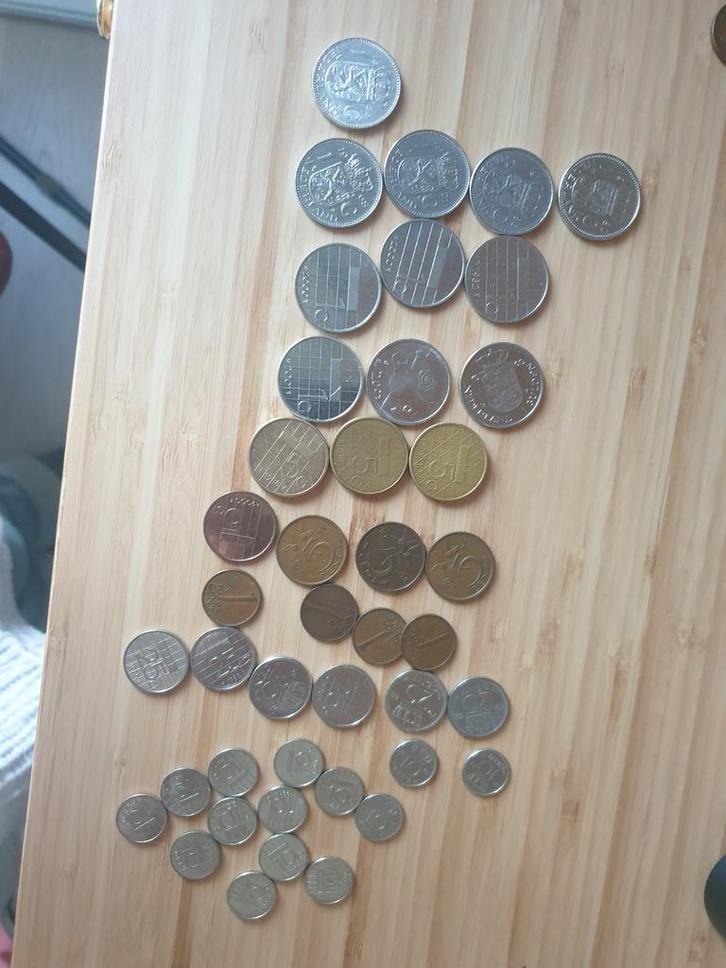 Verzameling guldens, kwartjes en meer!, Postzegels en Munten, Munten | Nederland, Losse munt, 1 gulden, Koningin Beatrix, Zilver