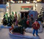 Lemax kerstbomen verkoper voor kerstdorp, Diversen, Kerst, Ophalen of Verzenden, Zo goed als nieuw