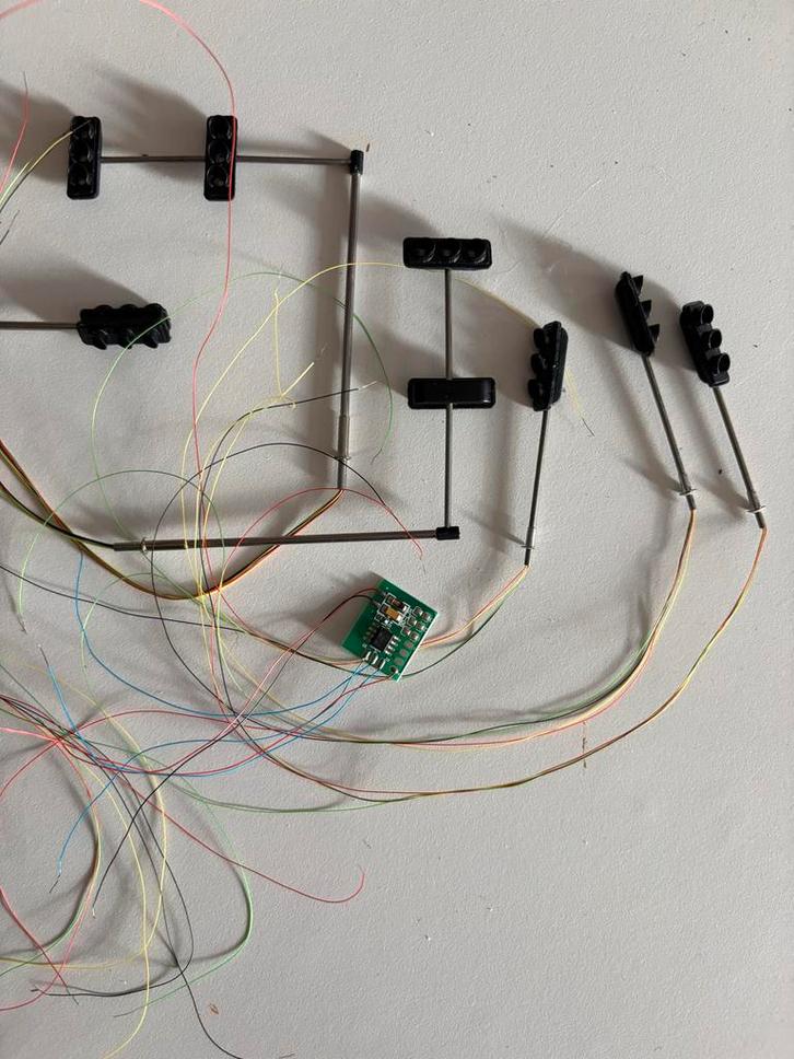 Modelspoorweg verkeerslichten, Hobby en Vrije tijd, Modeltreinen | H0, Nieuw, Overige typen, Gelijkstroom, Overige merken, Ophalen