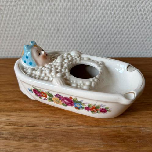 Vintage Nodder Bad 'Asbak' Schaaltje Badkamer Ringschaaltje, Antiek en Kunst, Curiosa en Brocante, Ophalen of Verzenden
