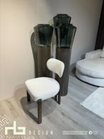 stoel isola luxe design eetkamerstoel japandi stijl colton, Ophalen of Verzenden, Nieuw, Hout, Eén