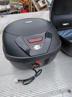 brommer/scouter koffer met verlichting nieuw, Fietsen en Brommers, Brommers | Toebehoren, Ophalen of Verzenden, Nieuw, Koffer