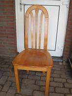 4 houten stoelen, Ophalen, Gebruikt, Bruin, Vier