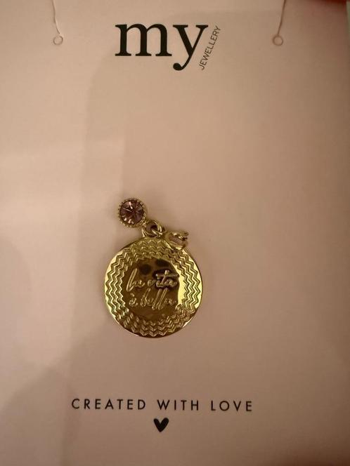 Super leuk bedeltje van van My Jewellery, goud, NIEUW!, Sieraden, Tassen en Uiterlijk, Bedels, Nieuw, Overige merken, Goud, 1 bedel