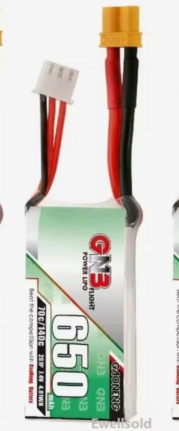 GAONENG lipo 2S  650 mAH  70c.  NIEUW beschikbaar voor biedingen