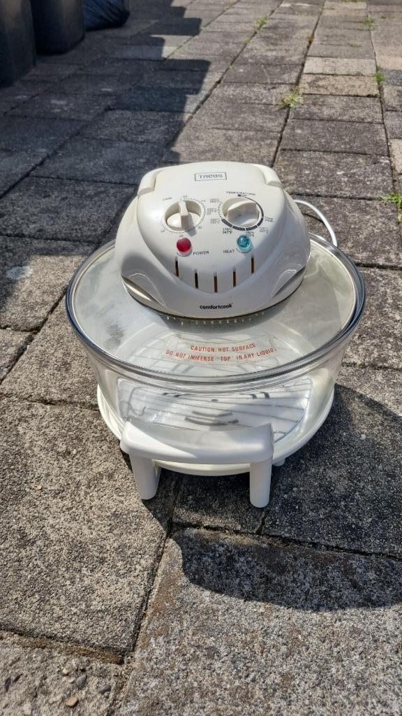 Halogeen Oven - Heteluchtoven met grill - 17L - Timer - Wit, Witgoed en Apparatuur, Ovens, Gebruikt, Vrijstaand, Oven met grill