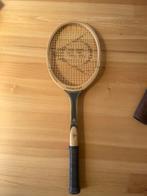 Vintage Dunlop Power Play wooden classic tennis racket, Sport en Fitness, Tennis, Racket, Ophalen of Verzenden, Dunlop