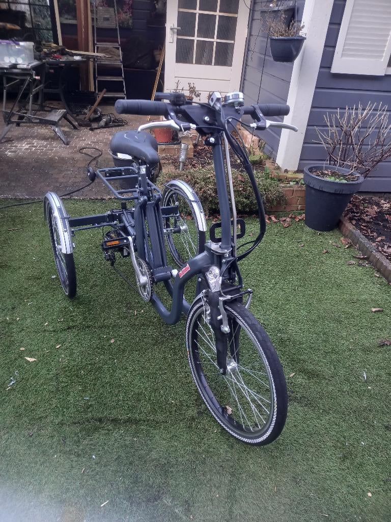 opvouwbare driewieler met accu trapondersteuning, Ophalen of Verzenden, Gebruikt, Di blaci