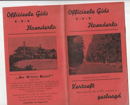 Officieele Gids V.V.V. Hoenderloo met A.A.A. dienstregeling, Boeken, Catalogussen en Folders, Gelezen, Folder, Verzenden