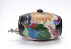 art-nouveau glazen jenevervaatje, Ophalen