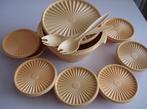 Tupperware slacouvert m/afsluitbare bakjes, Huis en Inrichting, Keuken | Tupperware, Ophalen of Verzenden, Nieuw, Crème, Bak of Kom