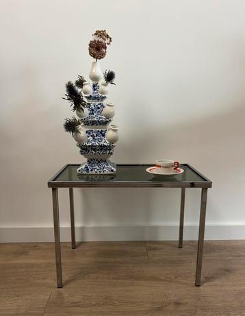 Vintage chromen bijzettafel milo baughman Amsterdam beschikbaar voor biedingen