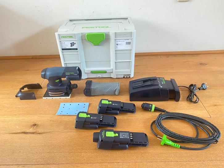 FESTOOL 577681 RTSC 400 LI 3,0 I-SET NIEUW NIEUW, Doe-het-zelf en Verbouw, Gereedschap | Schuurmachines, Nieuw, Vlakschuurmachine
