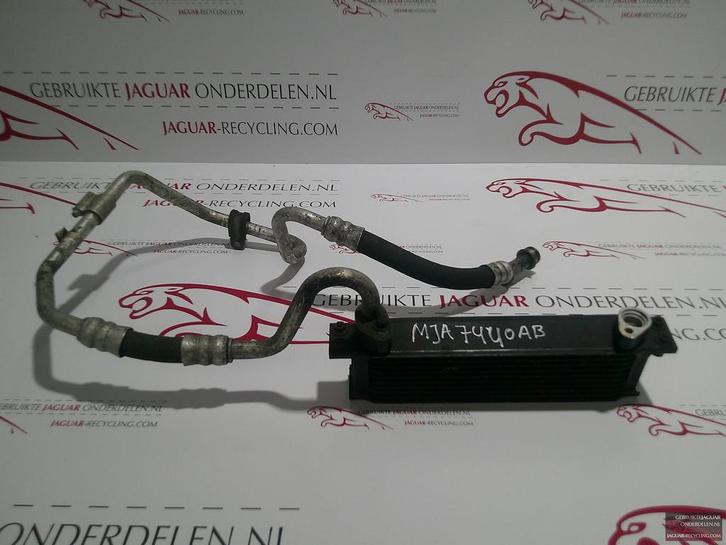 Olie koeler met slang rechts Jaguar XK8 / XKR MJA7440AB, Auto-onderdelen, Motor en Toebehoren, Jaguar, Gebruikt, Herkomst onderdeel bekend