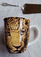 Extra grote thee koffie mok beker met tijger afbeelding, Huis en Inrichting, Keuken | Servies, Ophalen of Verzenden, Zo goed als nieuw