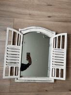 Leuke spiegel met luiken - 55x38 cm, Huis en Inrichting, Minder dan 50 cm, Ophalen of Verzenden, Zo goed als nieuw, Minder dan 100 cm