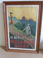 antieke fiets AFFICHE oldtimer buitenbanden classic retro, Antiek en Kunst, Ophalen