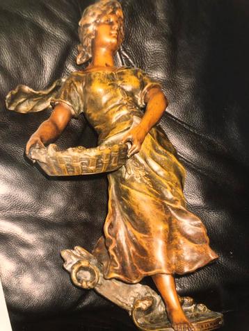 August Moreau Bronzen Vrouwen Stel beschikbaar voor biedingen