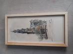 Prachtige schilderijtje van Kerk, Antiek en Kunst, Ophalen of Verzenden