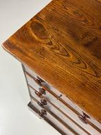 Engelse Ladekast Commode 19e eeuw, Ophalen, Gebruikt, Eikenhout, Minder dan 100 cm