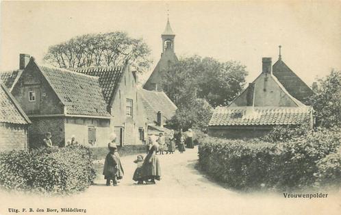 (378-350-051) Vrouwenpolder, Verzamelen, Ansichtkaarten | Nederland, Zeeland, Verzenden