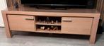 TV meubel, Ophalen, Gebruikt, 150 tot 200 cm, Eikenhout