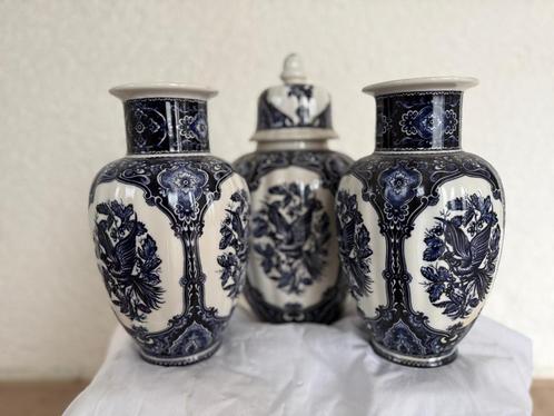Set Delfts blauwe vazen - 3 stuks, Antiek en Kunst, Antiek | Vazen, Ophalen
