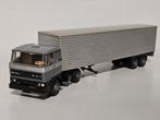 Lion car Daf 3300 grijs met eurotrailer 1:50, Gebruikt, Ophalen of Verzenden, Bus of Vrachtwagen, Lion Toys