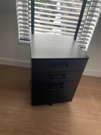 Zwarte lade blok op wieltjes 40x40x58, Huis en Inrichting, Kasten | Ladekasten, Ophalen, Minder dan 50 cm, Nieuw, 3 of 4 laden