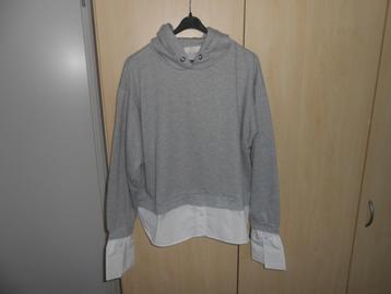 Mooie grijze hoodie maat M/L van JCL z.g.a.n beschikbaar voor biedingen