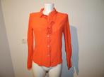 Essentiel Antwerp oranje blouse iets voile 36/38