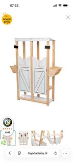 Paardenstal voor stokpaardjes, Kinderen en Baby's, Speelgoed | Houten speelgoed, Ophalen of Verzenden, Zo goed als nieuw