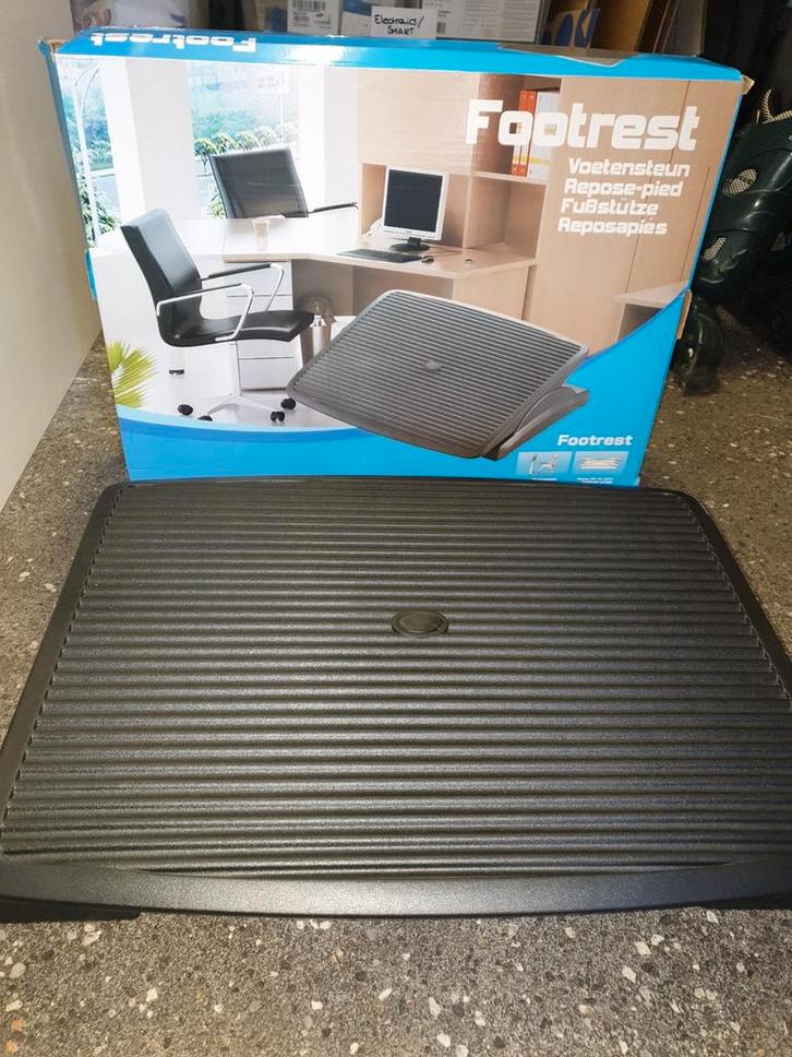 Voetensteun zwart, Diversen, Bureau-accessoires, Nieuw, Ophalen of Verzenden