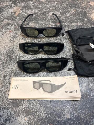 Philips PTA507 3D Brillen - Set van 3 beschikbaar voor biedingen