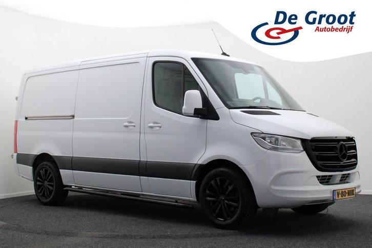 Mercedes-Benz Sprinter 317 CDI Aut. L2H1 3-Zits, Leer, Camer, Auto's, Bestelauto's, Bedrijf, Te koop, ABS, Achteruitrijcamera