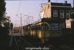 h1080: dia van HTM PCC 1239, kruising Loosduinseweg, '80s, Verzamelen, Ophalen of Verzenden, Gebruikt, Tram, Overige typen